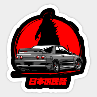 Nissan Skyline GTR 32 Japan Folklore Sticker